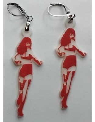 Boucles d'oreilles "Bettie Page" – Style Pin-up &amp; Vintage