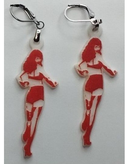 Boucles d'oreilles "Bettie Page" – Style Pin-up &amp; Vintage
