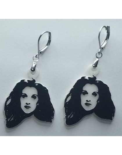 Boucles d'oreilles "Céline Dion" – Style Fan Art &amp; Original