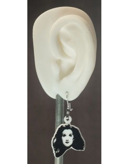 Boucles d'oreilles "Céline Dion" – Style Fan Art &amp; Original