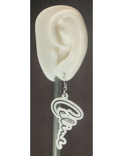 Boucles d'oreilles "Signature Céline" – Style Fan Art &amp; Collector