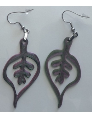Boucles d'Oreilles "Feuille d'Automne" - Style Nature &amp; Bohème