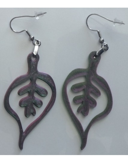 Boucles d'Oreilles "Feuille d'Automne" - Style Nature &amp; Bohème