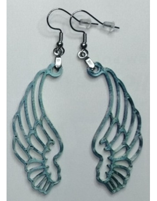 Boucles d'Oreilles "Ailes d'Icare" - Style Gothique &amp; Féerique