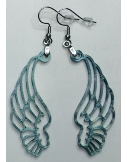 Boucles d'Oreilles "Ailes d'Icare" - Style Gothique &amp; Féerique