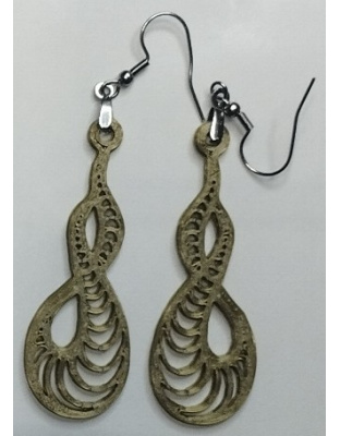 Boucles d'Oreilles "Volute" - Style Ethnique &amp; Bohème
