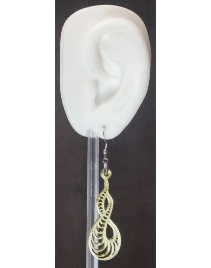 Boucles d'Oreilles "Volute" - Style Ethnique &amp; Bohème