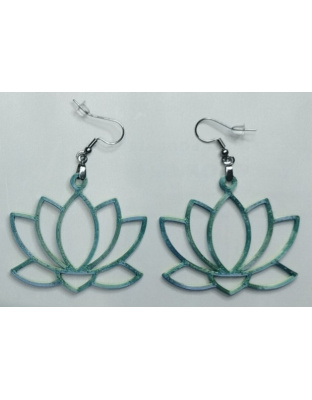 Boucles d'Oreilles "Lotus Zen" - Style Bohème &amp; Nature