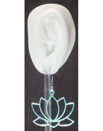 Boucles d'Oreilles "Lotus Zen" - Style Bohème &amp; Nature