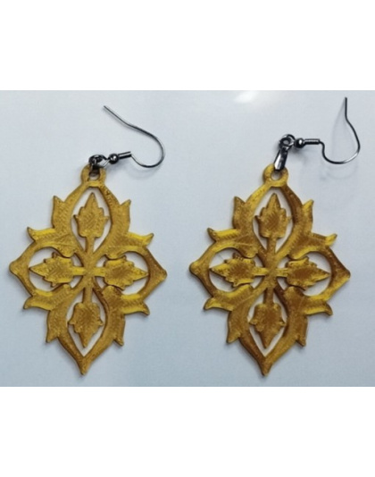 Boucles d'Oreilles "Aura" - Style Baroque &amp; Bohème