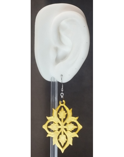 Boucles d'Oreilles "Aura" - Style Baroque &amp; Bohème