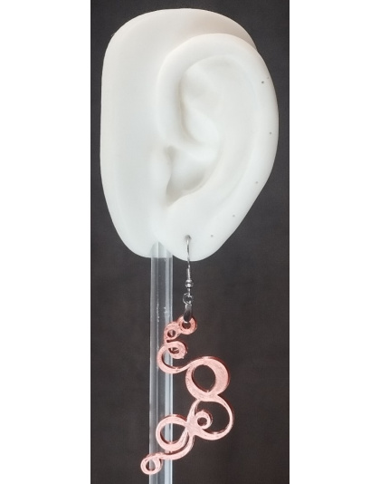 Boucles d'Oreilles "Volutes" - Style Baroque &amp; Bohème