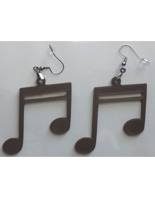 Boucles d'Oreilles "Mélodie" - Style Musical &amp; Moderne