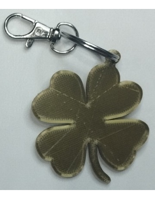Porte-clé "Trèfle à Quatre Feuilles" - Style Minimaliste &amp; Port-bonheur