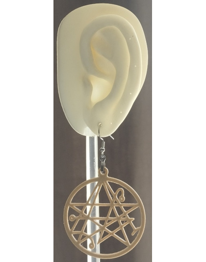 Boucles d'Oreilles "Le Sceau de Cthulhu" - Style Ésotérique &amp; Gothique