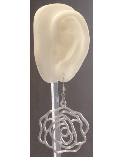 Boucles d'Oreilles "Rosa" - Style Floral &amp; Bohème