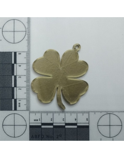 Porte-clé "Trèfle à Quatre Feuilles" - Style Minimaliste &amp; Port-bonheur