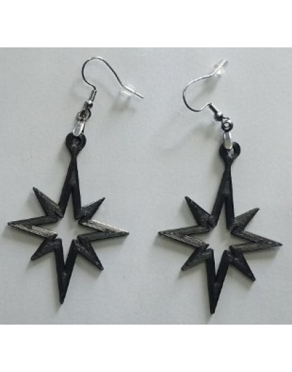 Boucles d'Oreilles "Stella" - Style Gothique &amp; Moderne