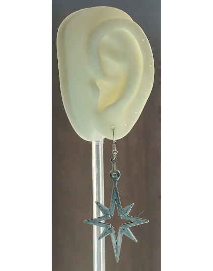 Boucles d'Oreilles "Stella" - Style Gothique &amp; Moderne