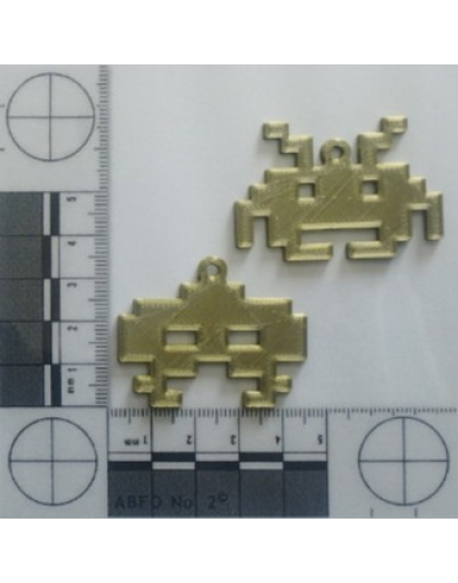 Boucles d'Oreilles "Space Invaders" - Style Geek &amp; Rétro