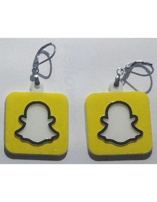 Boucles d'Oreilles "SnapGhost" - Style Pop Culture &amp; Geek
