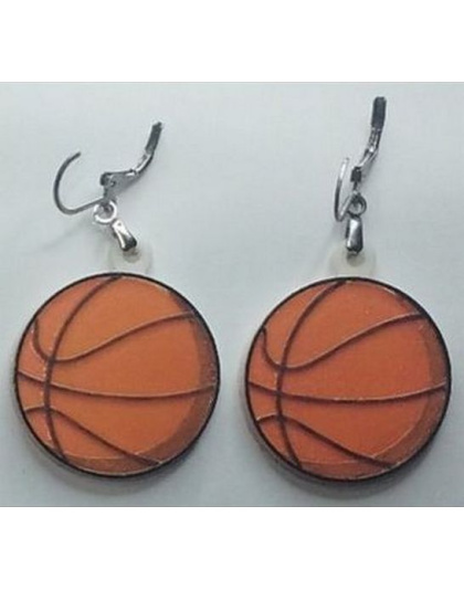 Boucles d'Oreilles "Basketball" - Style Sport &amp; Décalé