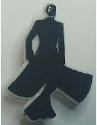 Broche "Céline Dion - Dansons" - Style Art &amp; Musique