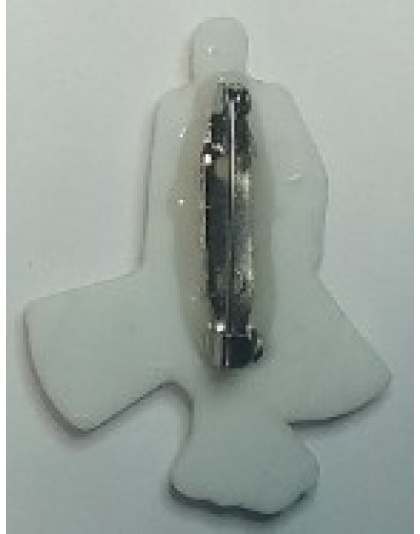 Broche "Céline Dion - Dansons" - Style Art &amp; Musique