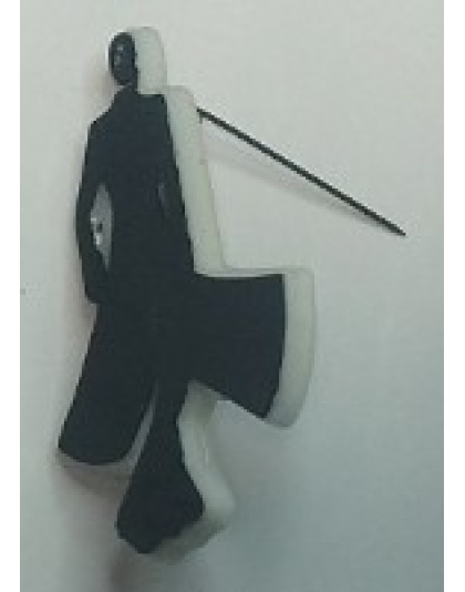 Broche "Céline Dion - Dansons" - Style Art &amp; Musique